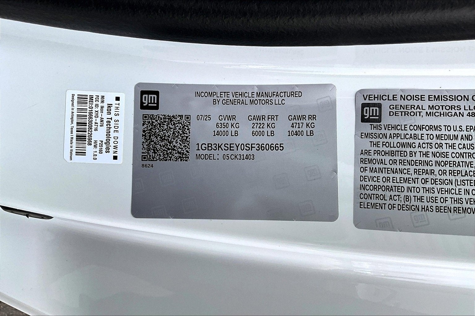 2025 Chevrolet Silverado 3500 HD Chassis Cab Work Truck