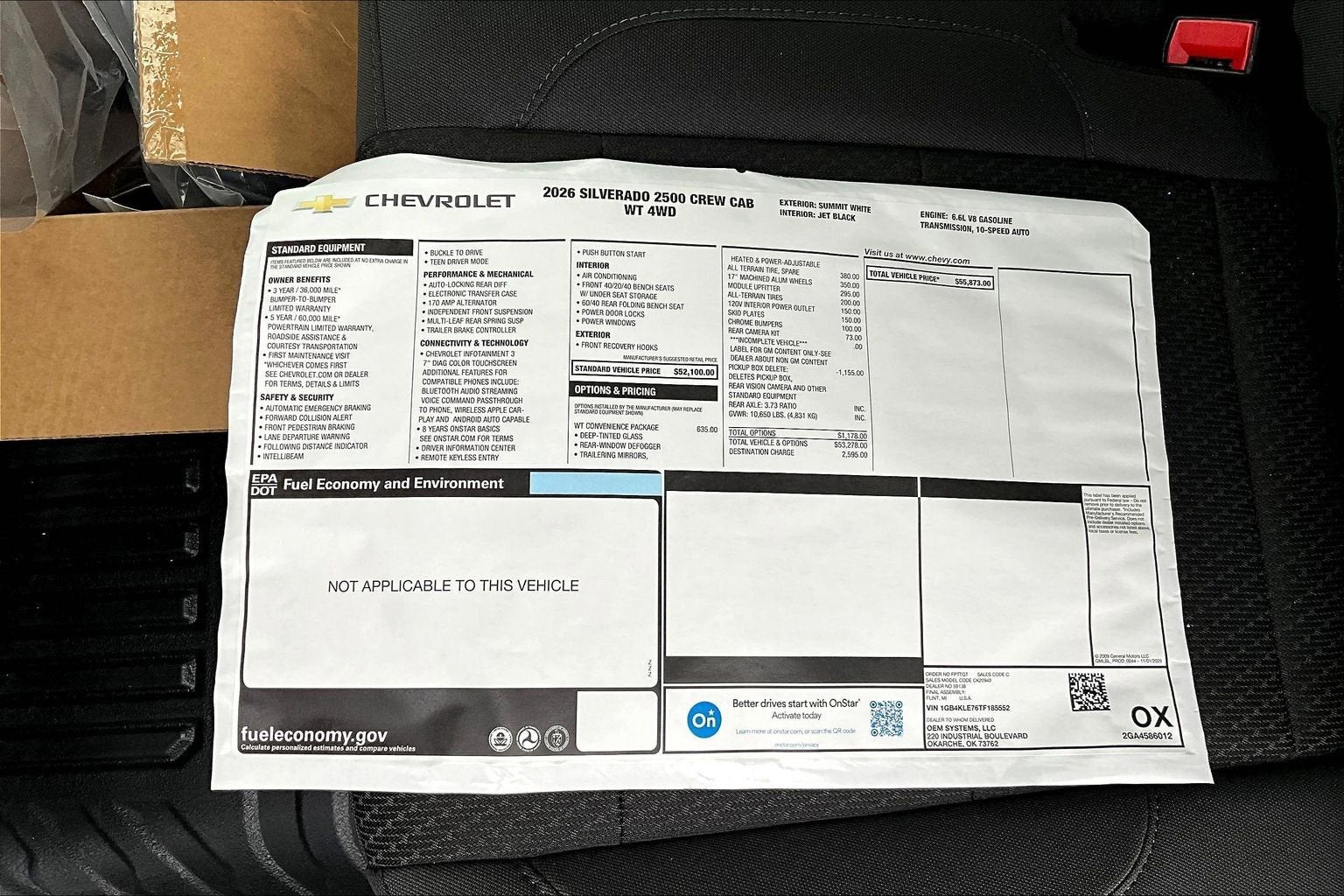 2026 Chevrolet Silverado 2500 HD WT