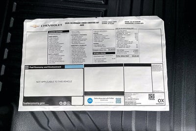 2026 Chevrolet Silverado 3500 HD Chassis Cab Work Truck