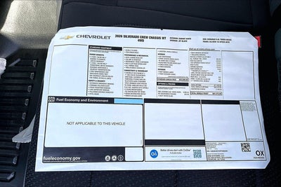 2026 Chevrolet Silverado 3500 HD Chassis Cab Work Truck