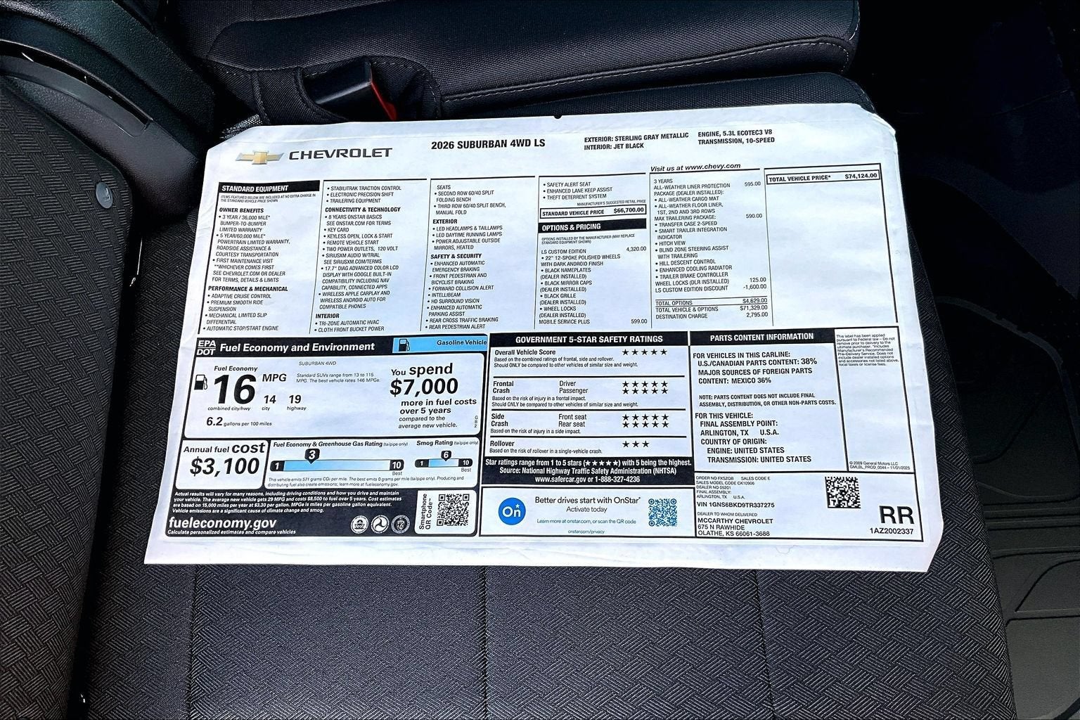 2026 Chevrolet Suburban LS