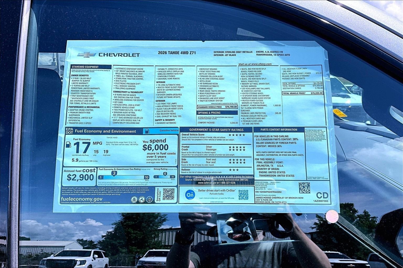 2026 Chevrolet Tahoe Z71