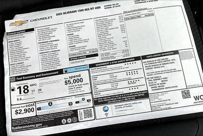 2025 Chevrolet Silverado 1500 WT