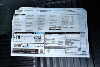 2025 Chevrolet Silverado 1500 Custom