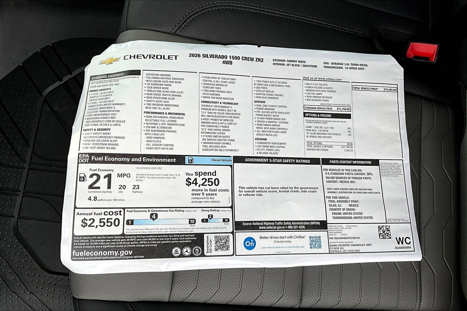 2026 Chevrolet Silverado 1500 ZR2