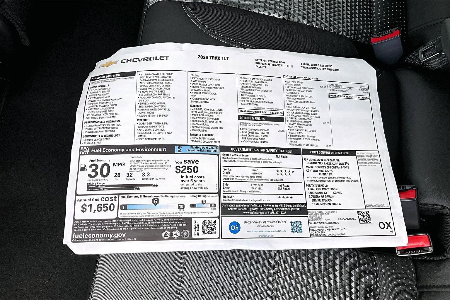 2026 Chevrolet Trax LT