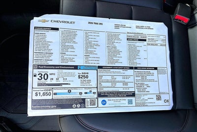 2026 Chevrolet Trax 2RS