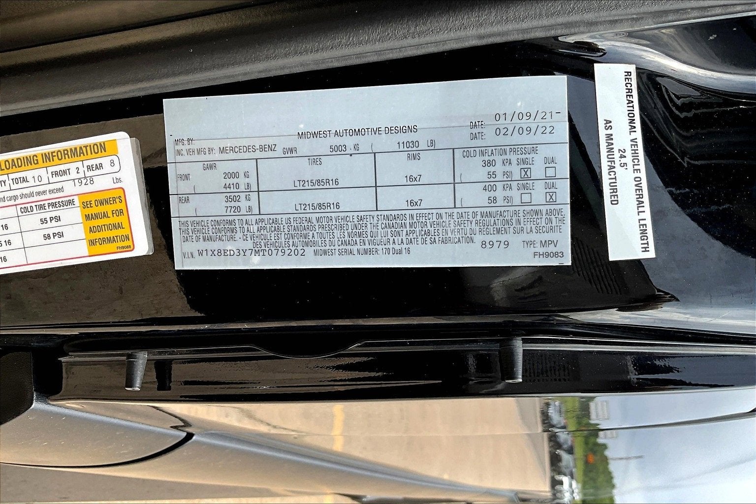 2021 Mercedes-Benz Sprinter Cargo Van NA